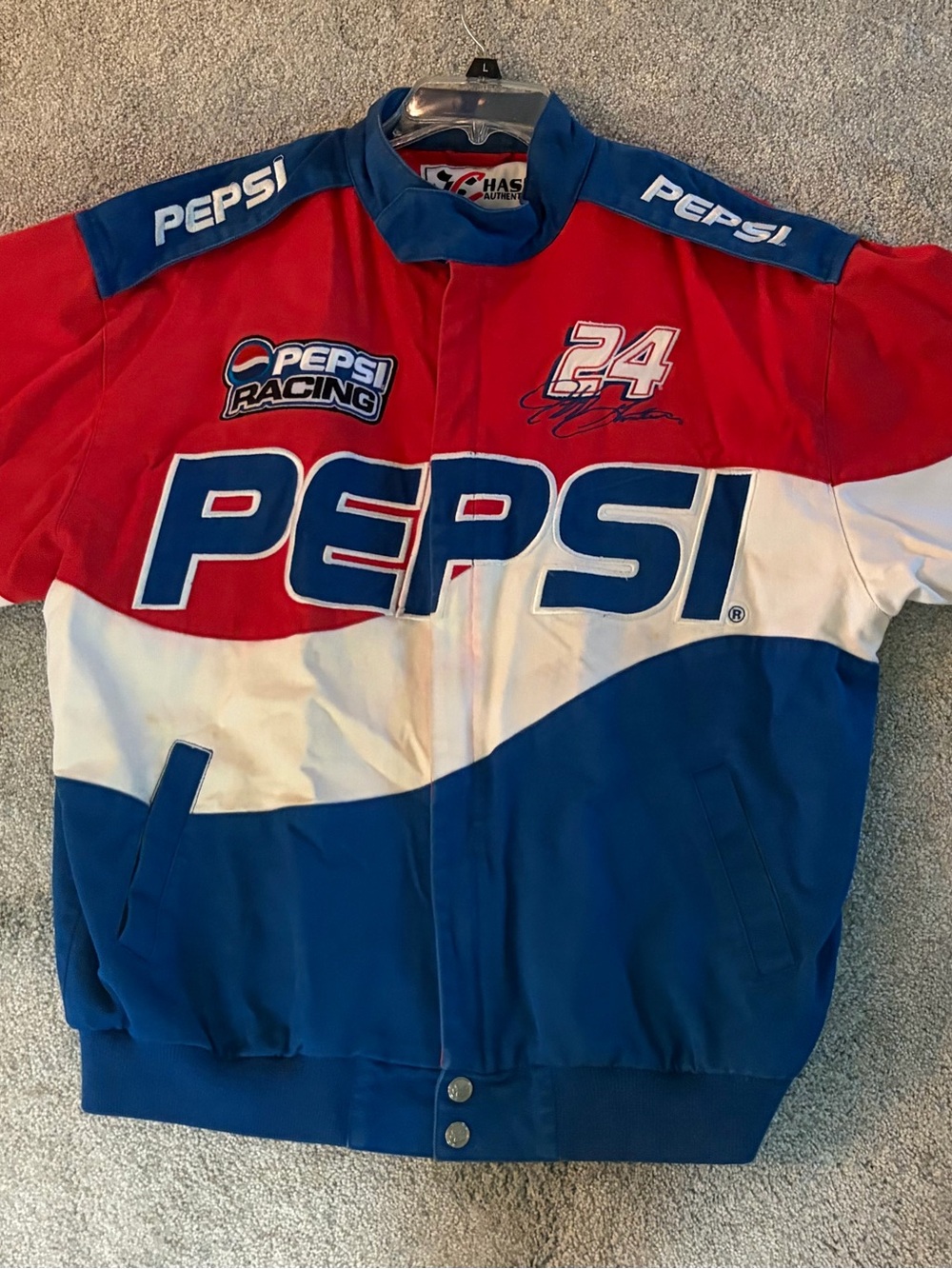 Chase Authentics NASCAR Pepsi Racing Team Jeff Gordon Ray Evernham #24 Jacket